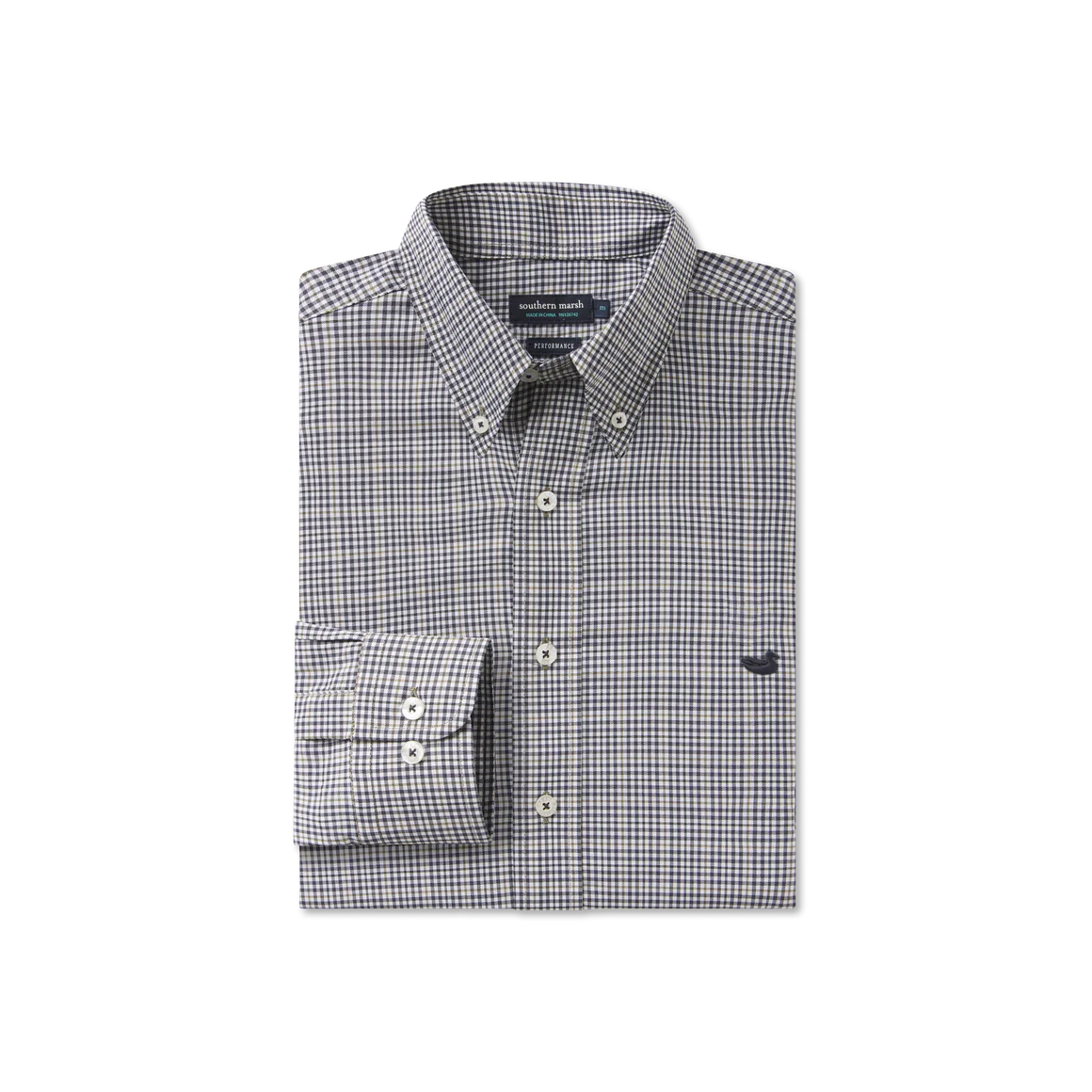 SOUTHERN MARSH COLLECTION Men's Sport Shirt Southern Marsh Dyer Performance Gingham Dress Shirt