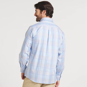 SOUTHERN MARSH COLLECTION Men's Sport Shirt Southern Marsh Edgefield Windowpane Dress Shirt || David's Clothing