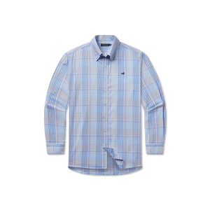 SOUTHERN MARSH COLLECTION Men's Sport Shirt Southern Marsh Edgefield Windowpane Dress Shirt || David's Clothing