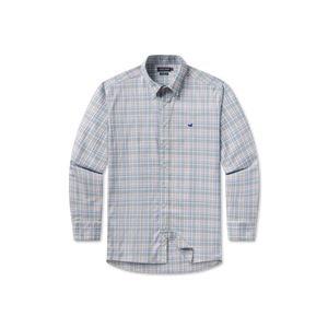 SOUTHERN MARSH COLLECTION Men's Sport Shirt Southern Marsh Grainger Performance Plaid Dress Shirt