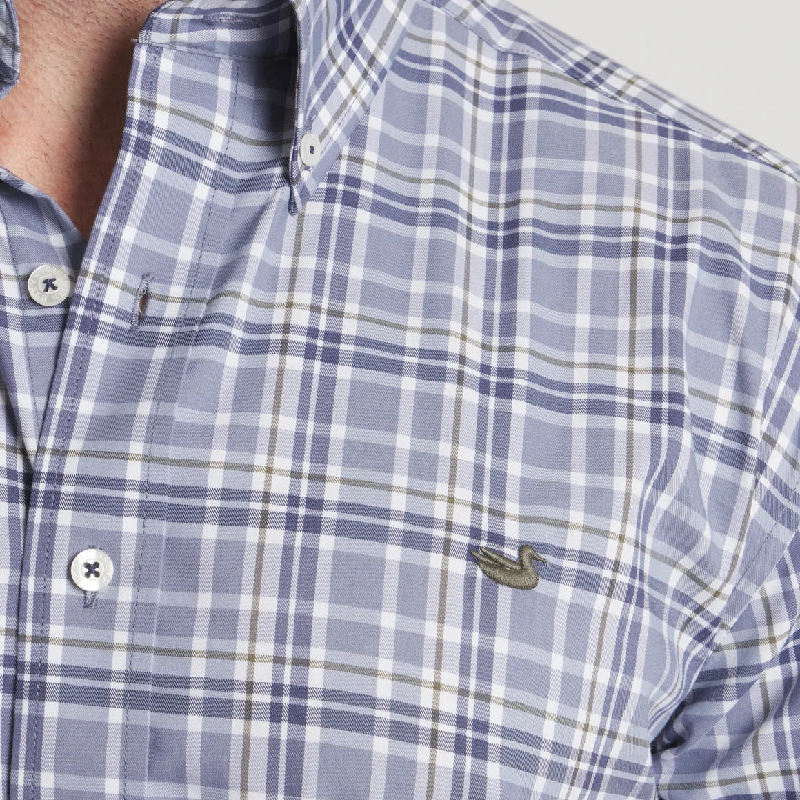 SOUTHERN MARSH COLLECTION Men's Sport Shirt Southern Marsh Grainger Performance Plaid Dress Shirt