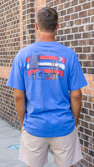 SOUTHERN MARSH COLLECTION Men's Tees Southern Marsh American Summertime Tee || David's Clothing