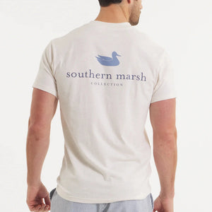 SOUTHERN MARSH COLLECTION Men's Tees  Southern Marsh Authentic Tee - Heathered || David's Clothing