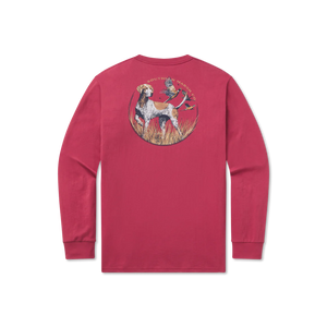 SOUTHERN MARSH COLLECTION Men's Tees Southern Marsh Gun Dog Collection - Pointer - Long Sleeve || David's Clothing
