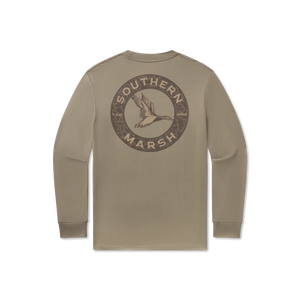 SOUTHERN MARSH COLLECTION Men's Tees Southern Marsh Inflight Camo Tee - Long Sleeve