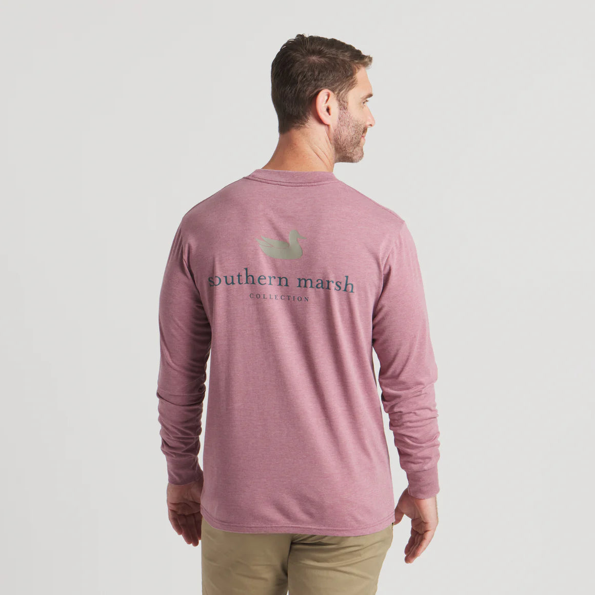SOUTHERN MARSH COLLECTION Men's Tees Southern Marsh SEAWASH™ Tee - Authentic - Long Sleeve