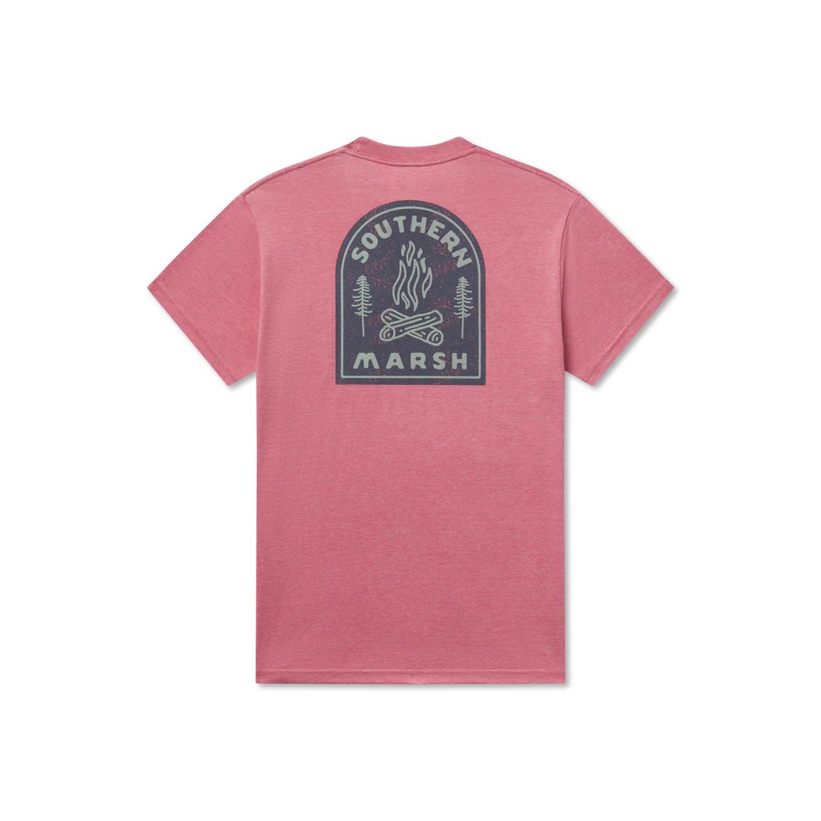 SOUTHERN MARSH COLLECTION Men's Tees Southern Marsh Seawash Tee - Campfire Badge || David's Clothing