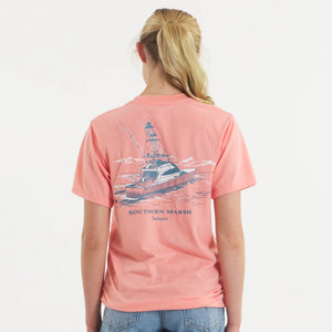 SOUTHERN MARSH COLLECTION Men's Tees  Southern Marsh SEAWASH Tee - Offshore Crusin || David's Clothing