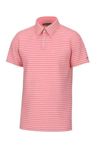 Southern Point Co. Men's Polo Southern Point Horizon Stripe Polo || David's Clothing