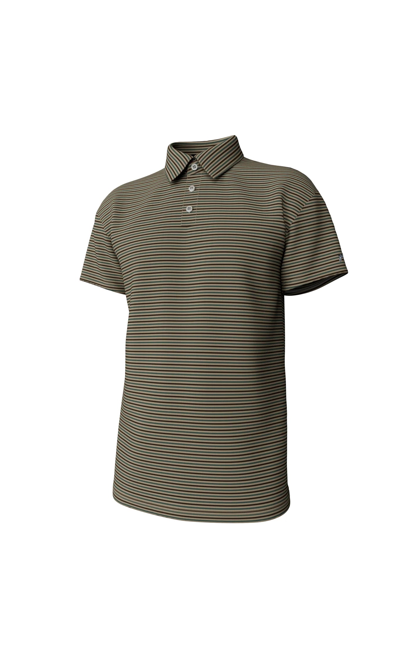 Southern Point Co. Men's Polo Southern Point Humphrey Stripe Performance Polo