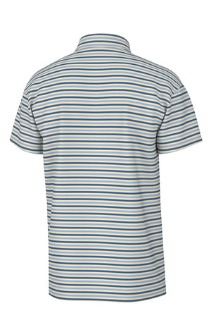 Southern Point Co. Men's Polo Southern Point Performance Polo- Humphrey Stripe || David's Clothing