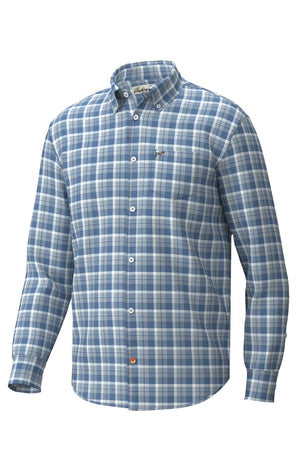 Southern Point Co. Men's Sport Shirt Southern Point Hadley Stretch Button Down Preston Plaid || David's Clothing