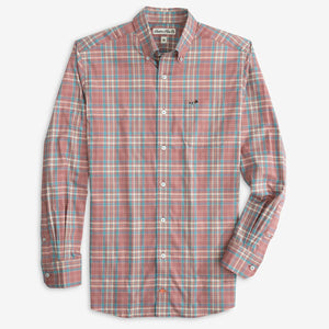 Southern Point Co. Men's Sport Shirt Southern Point Hadley Stretch Collins Plaid || David's Clothing