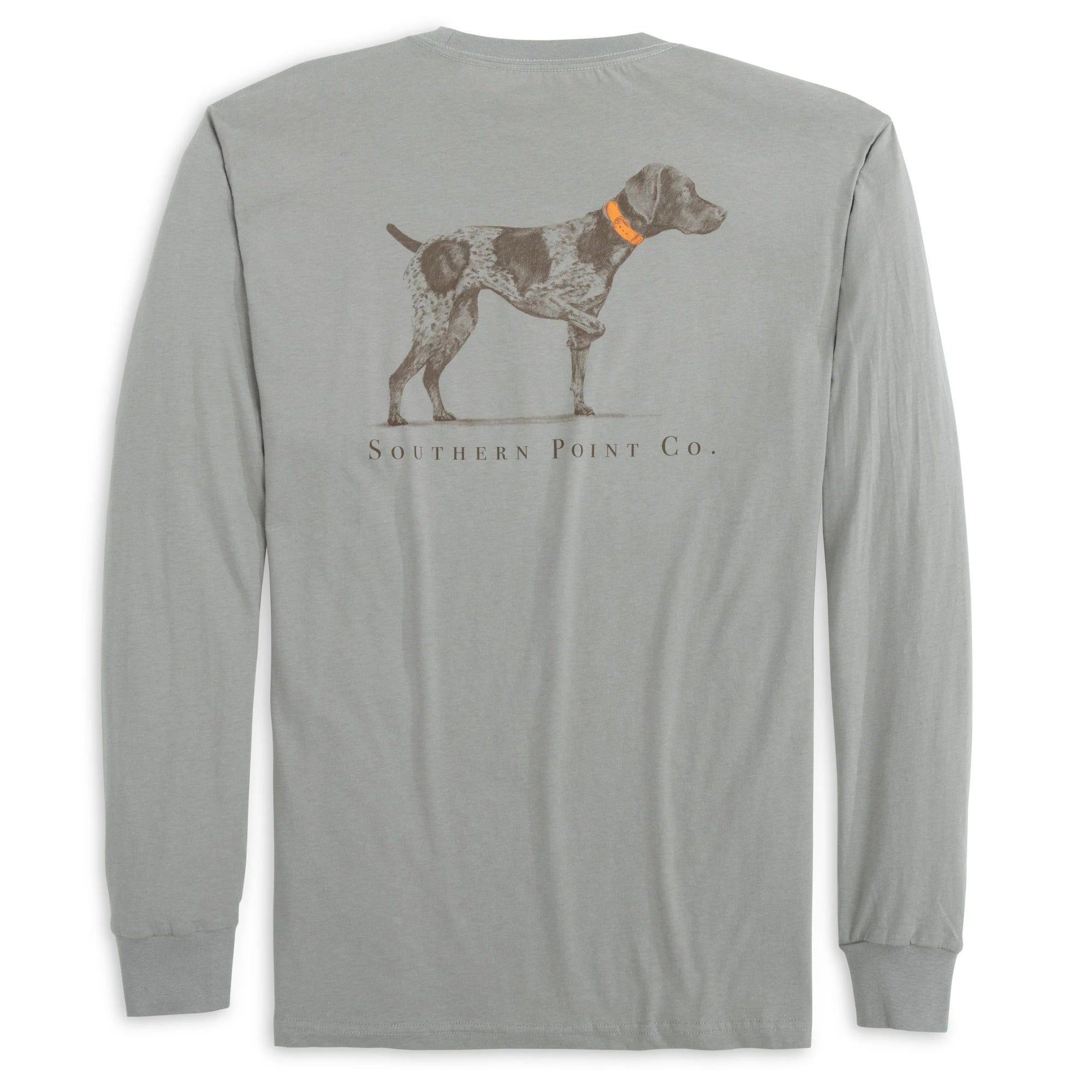Southern Point Co. Men's Tees Southern Point Greyton Detail Long Sleeve Tee || David's Clothing