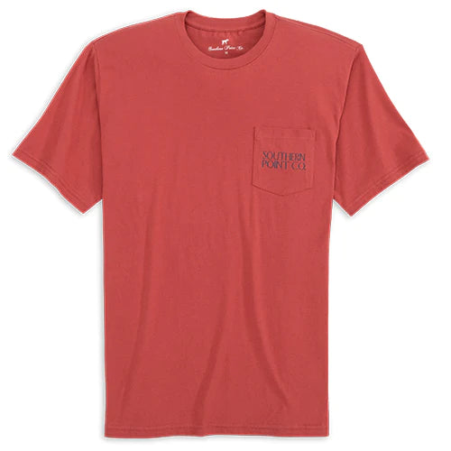 Southern Point Co. Men's Tees Southern Point Oceanside Topo Tee || David's Clothing