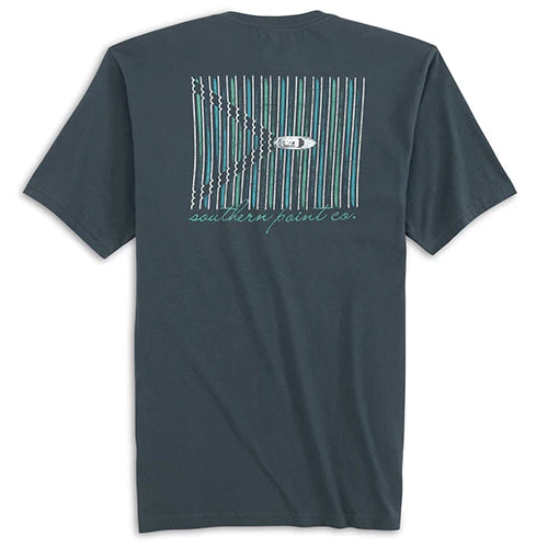 Southern Point Co. Men's Tees Southern Point Water Ripples Tee || David's Clothing