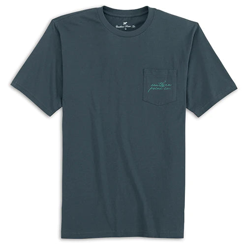 Southern Point Co. Men's Tees Southern Point Water Ripples Tee || David's Clothing