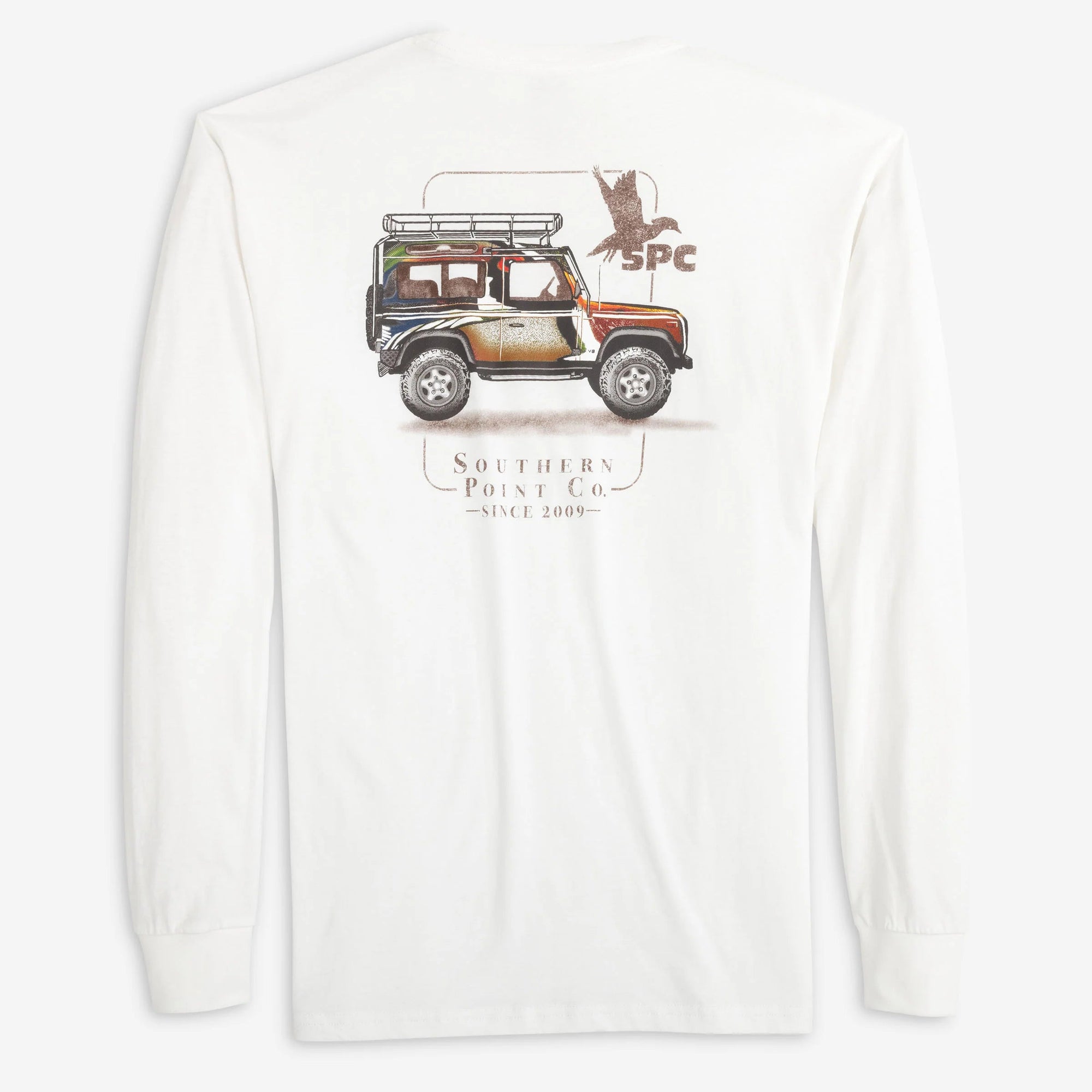 Southern Point Co. Men's Tees Southern Point Woody Defender LS Tee || David's Clothing