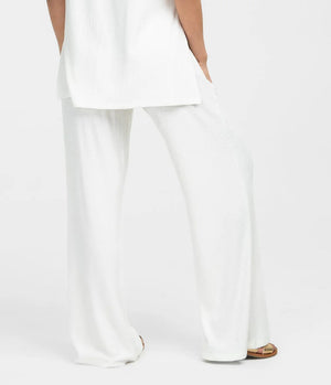 SOUTHERN SHIRT CO. Women's Pants Southern Shirt At Ease Pants - Off White || David's Clothing