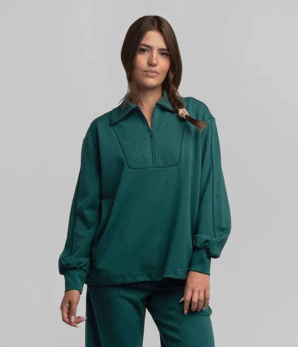 SOUTHERN SHIRT CO. Women's Sweatshirt JASPER / XS Southern Shirt AstroKnit Performance Pullover - Ruby 2V035-1765