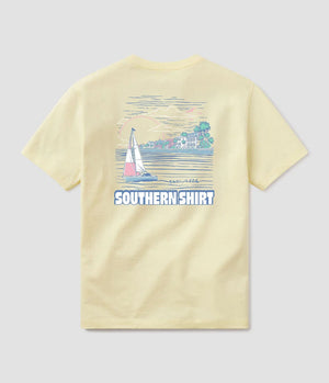 SOUTHERN SHIRT CO. Women's Tee CANARY / XS Southern Shirt Sunset Cruise Tee SS - Aquamarine 2T334-1698