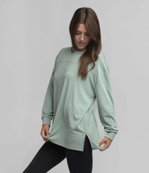 SOUTHERN SHIRT CO. Women's Top Southern Shirt Relaxed Essential Top - Hazelnut