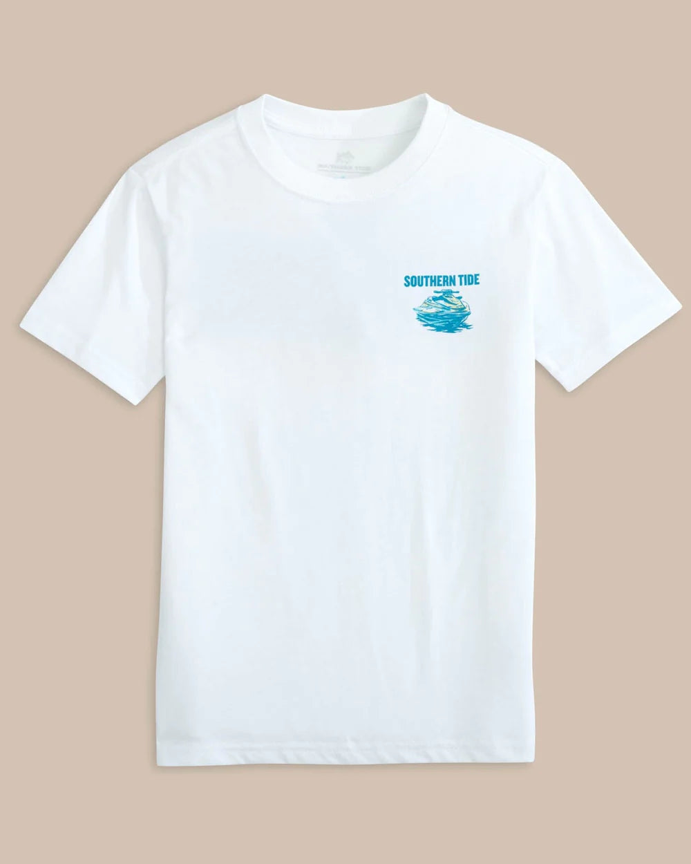 SOUTHERN TIDE Boys Clothes Southern Tide Kids Jet Ski-son Short Sleeve T-Shirt || David's Clothing