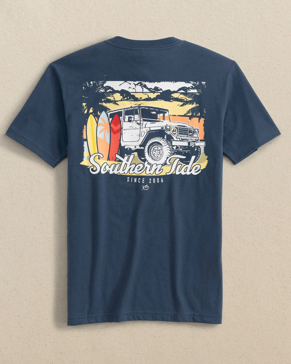 SOUTHERN TIDE Kids Southern Tide Kids Surf Excursion Short Sleeve T-Shirt || David's Clothing