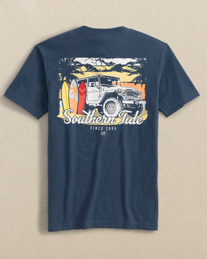SOUTHERN TIDE Kids Southern Tide Kids Surf Excursion Short Sleeve T-Shirt || David's Clothing