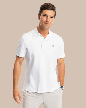 SOUTHERN TIDE Men's Polo CLASSIC WHITE / M Southern Tide Skipjack Polo Shirt || David's Clothing 89001760