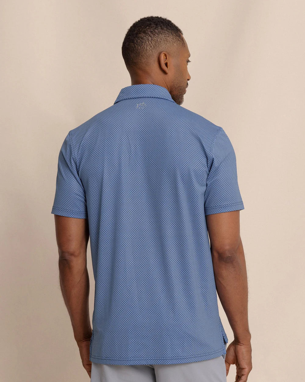 SOUTHERN TIDE Men's Polo Southern Tide Driver Coastal Geo Printed Polo
