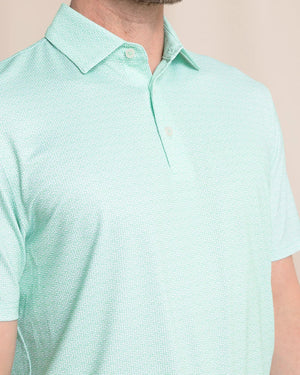 SOUTHERN TIDE Men's Polo Southern Tide Driver ST Geo Polo || David's Clothing