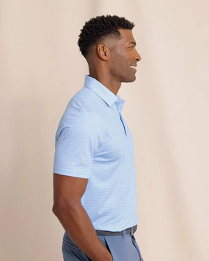 SOUTHERN TIDE Men's Polo Southern Tide Driver ST Geo Polo || David's Clothing