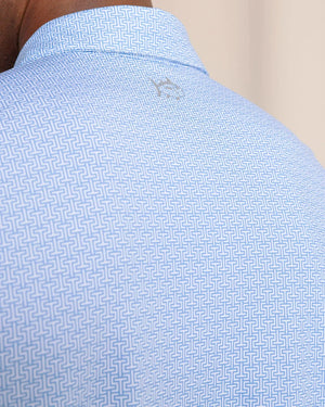 SOUTHERN TIDE Men's Polo Southern Tide Driver ST Geo Polo || David's Clothing