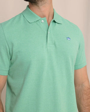 SOUTHERN TIDE Men's Polo Southern Tide Heather Skipjack Polo || David's Clothing