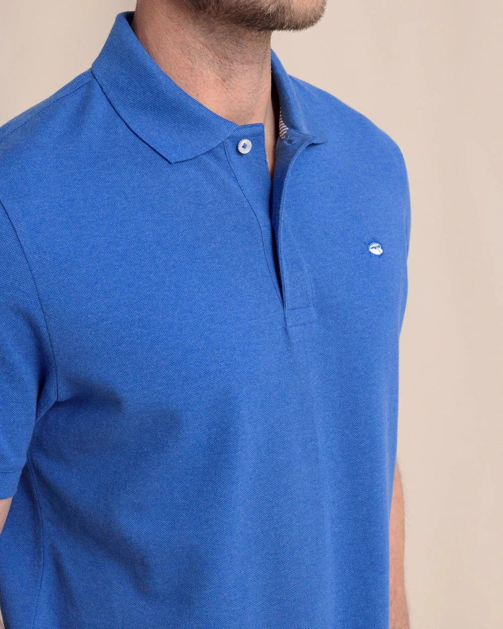 SOUTHERN TIDE Men's Polo Southern Tide Heather Skipjack Polo || David's Clothing
