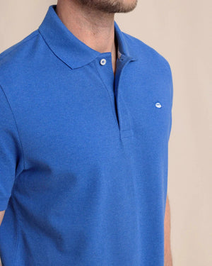 SOUTHERN TIDE Men's Polo Southern Tide Heather Skipjack Polo || David's Clothing