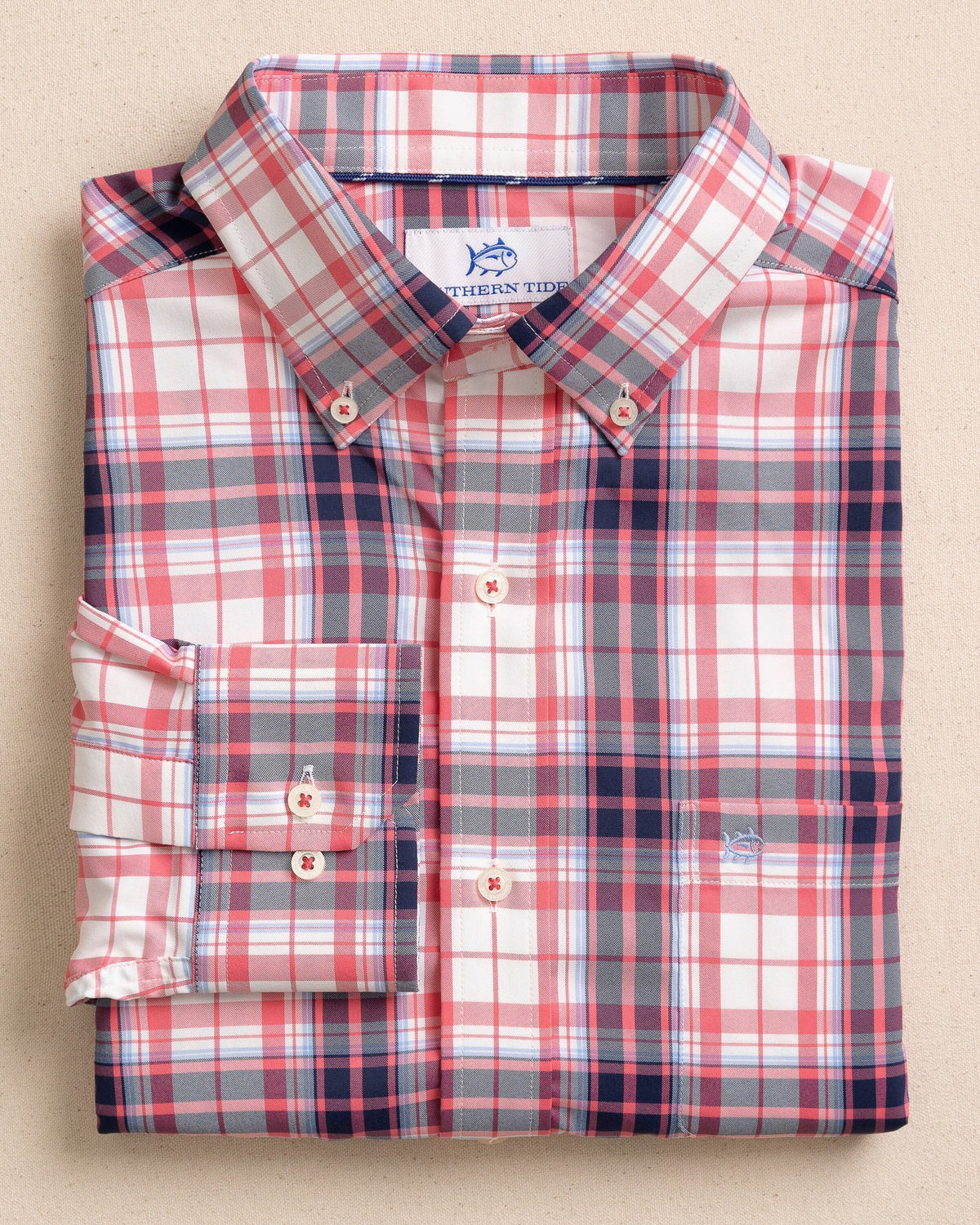 SOUTHERN TIDE Men's Sport Shirt SNAPPER / S Southern Tide Willowbrook Plaid Intercoastal Sport Shirt 118961083