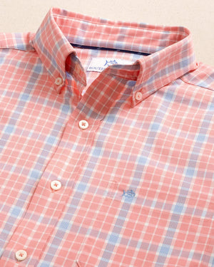 SOUTHERN TIDE Men's Sport Shirt Southern Tide Beckenham Plaid Intercoastal Long Sleeve Sport Shirt