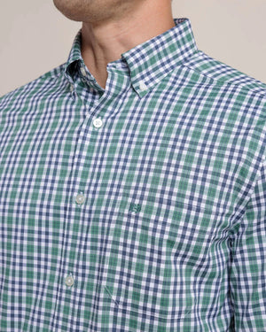 SOUTHERN TIDE Men's Sport Shirt Southern Tide brrr°® Intercoastal Haywood Plaid Sport Shirt || David's Clothing