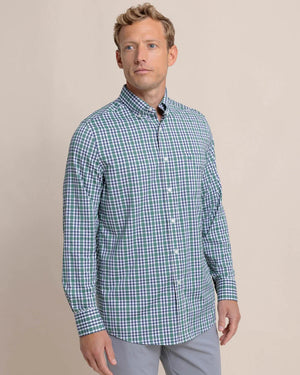 SOUTHERN TIDE Men's Sport Shirt Southern Tide brrr°® Intercoastal Haywood Plaid Sport Shirt || David's Clothing