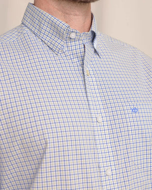 SOUTHERN TIDE Men's Sport Shirt Southern Tide Charleston Balfour Plaid Long Sleeve Sport Shirt