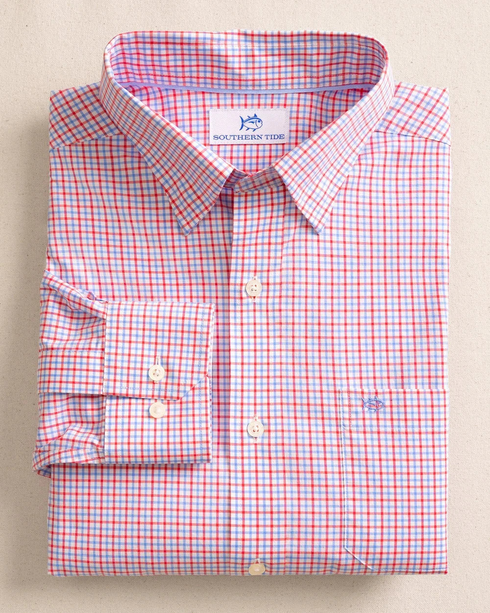 SOUTHERN TIDE Men's Sport Shirt Southern Tide Charleston Summerton Plaid Sport Shirt