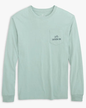 SOUTHERN TIDE Men's Tees Peter Millar Gradient Water Bottle Long Sleeve T-Shirt || David's Clothing