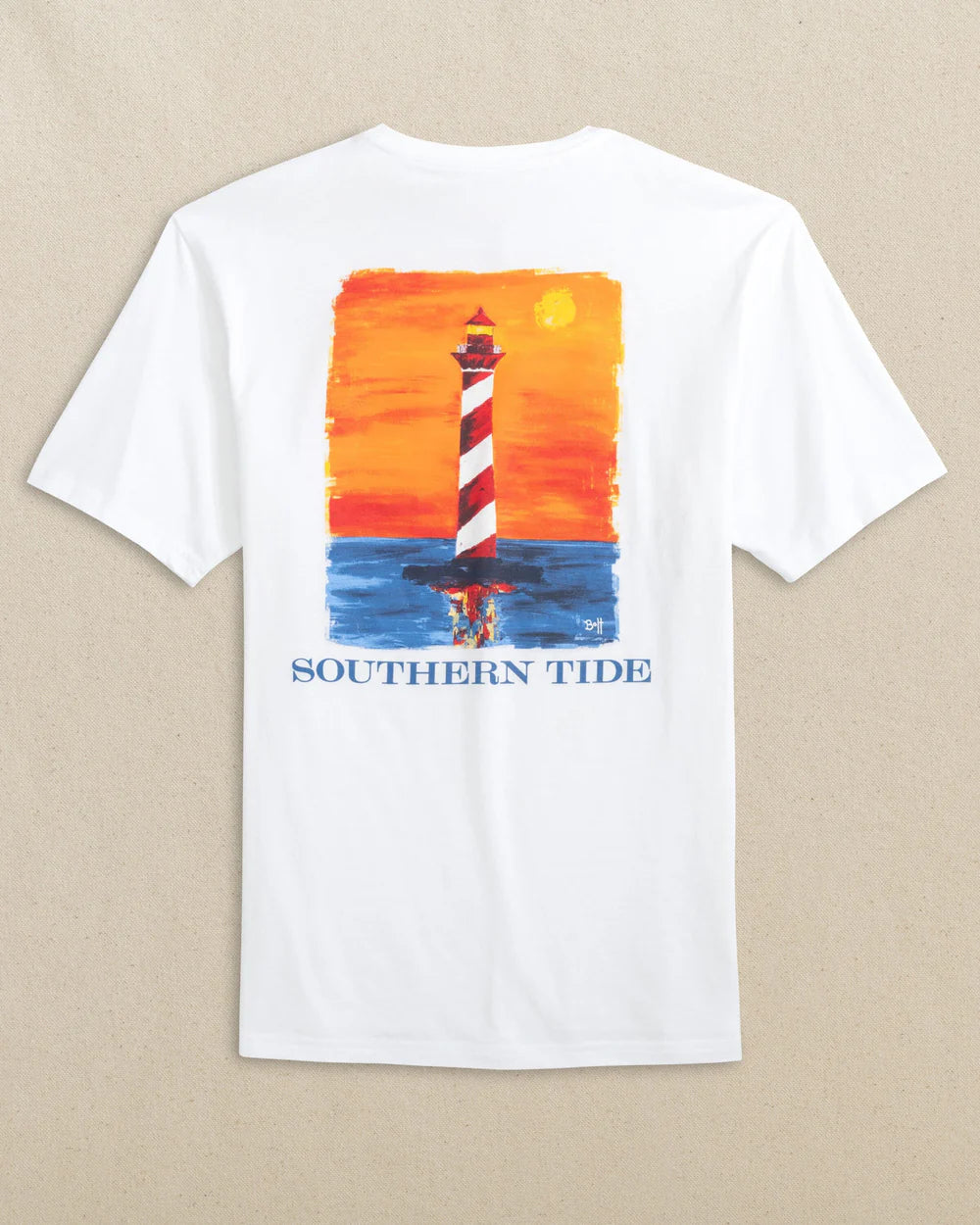 SOUTHERN TIDE Men's Tees Southern Tide Lighthouse Short Sleeve T-Shirt