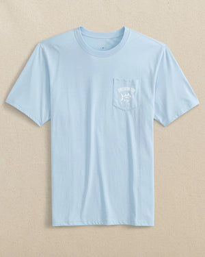 SOUTHERN TIDE Men's Tees Southern Tide Ships and Seagulls Short Sleeve T-Shirt || David's Clothing