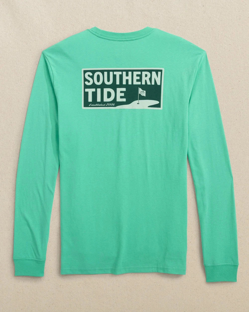 SOUTHERN TIDE Men's Tees Southern Tide ST Golf Badge Long Sleeve T-Shirt