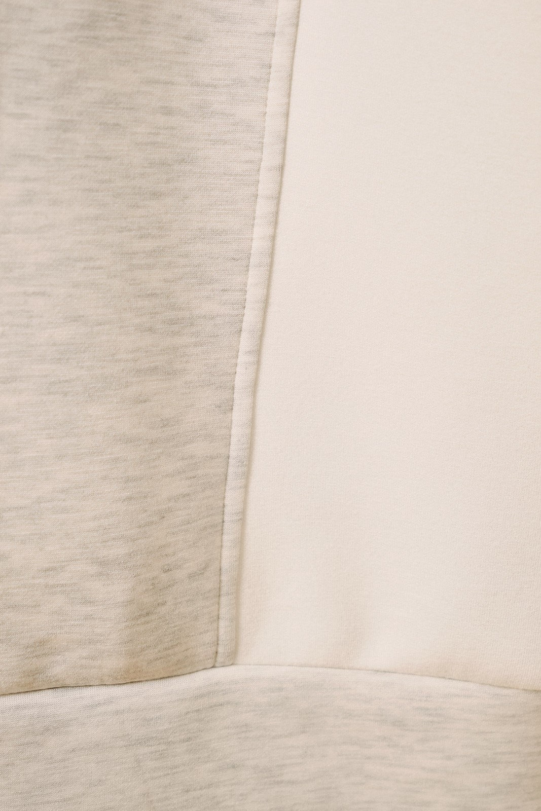 SUNDAY EDITION Women's Top Crew Neck Long Sleeve Color Block Oversize Top