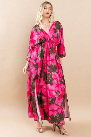 TCEC Women's Dresses Floral Maxi Dress || David's Clothing