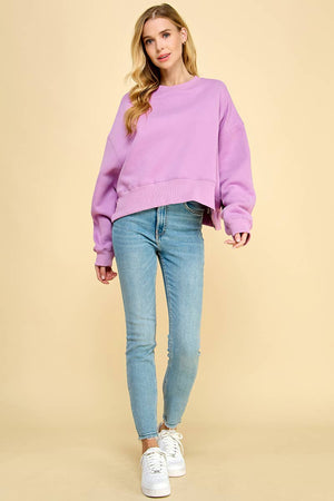 TCEC Women's Sweaters Dropped Shoulder Sweatshirt || David's Clothing